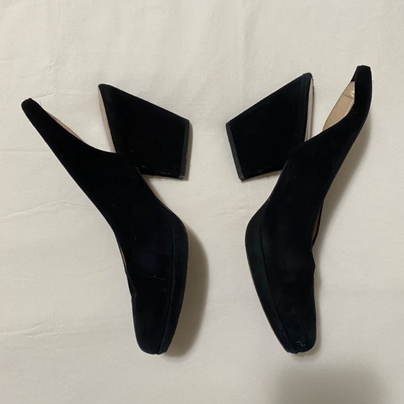 Accessoire Diffusion Black Suede Slingback Platform Pump - Picture 3 of 6